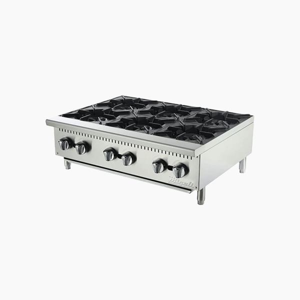My-project-5 6 BURNER GAS RANGE TABLE TOP - Image 1